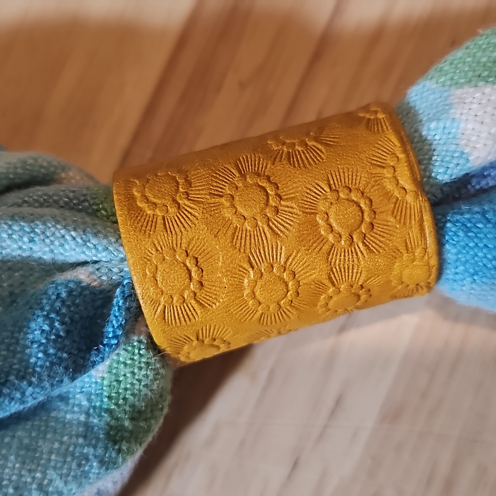 Leather Bandana Slide